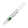 Piteira de Vidro Hippie Bong C/ Bucal 5 mm de lado