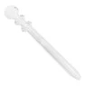 Dab Straw de Vidro Hippie Bong Extra Longo de lado tabacaria da mata