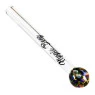Piteira de Vidro Hippie Bong Implosion Clear de lado tabacaria da mata 