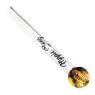 Piteira de Vidro Hippie Bong Implosion Clear de lado tabacaria da mata 