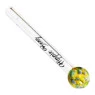 Piteira de Vidro Hippie Bong Implosion Clear de lado tabacaria da mata 