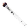 Piteira de Vidro Hippie Bong Implosion Clear frente tabacaria da mata 