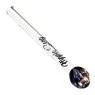 Piteira de Vidro Hippie Bong Implosion Clear de lado tabacaria da mata 
