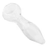 Pipe de Vidro Hippie Bong Transparente 06mm de frente tabacaria da mata