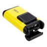 Maçarico Premium de Metal Hit Triple Flame Yellow de lado tabacaria da maata