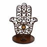 Incensário Wood Burning Mão Hamsa