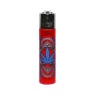 Isqueiro Clipper Leaves Red