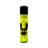 Isqueiro Clipper Toxic Skull amarelo