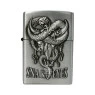Isqueiro de Metal Prata Snake Eyes