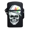 Maçarico Prof Mexican Skulls preto e branco