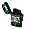 Maçarico Prof Malibu Rasta Skulls -Verde aberto