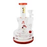 Bong de Vidro Abduzido Pequeno Mushroom Family de frente tabacaria da mata
