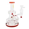 Bong de Vidro Abduzido Pequeno Mushroom Family de lado tabacaria da mata