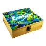 Kit Completo Edição Especial Box de Madeira de lado na caixa fechada tabacaria da mata