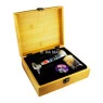 Kit Completo Edição Especial Box de Madeira de lado na caixa tabacaria da mata