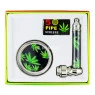 Kit de Pipe de Metal Com Acessórios de frente tabacaria da mata 