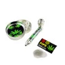 Kit de Pipe de Metal Com Acessórios de frente tabacaria da mata 
