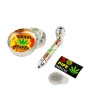  Kit Pipe de Metal Com Acessórios de frente tabacaria da mata 