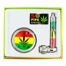 Kit de Pipe de Metal Com Acessórios de frente tabacaria da mata 