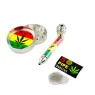 Kit de Pipe de Metal Com Acessórios de frente tabacaria da mata 