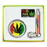  Kit Pipe de Metal Com Acessórios de frente tabacaria da mata 