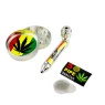 Kit de Pipe de Metal Com Acessórios de frente tabacaria da mata 