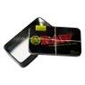 Lata de Metal Raw Média aberta preto