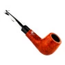 Cachimbo Maestro Briar Tradicional Reto C/ Piteira de Acrílico de frente