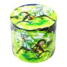 Dichavador Metal Rick And Morty Pequeno de frente tabacaria da mata