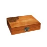 Mini Box Glass Wood Burning Mandala
