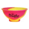 Caixa de Cuia de Silicone Sadhu rosa e amarelo