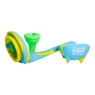 Pipe de Silicone Mumble Jumble verde e azul aberto