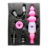 Kit de Nectar Collector de Silicone rosa