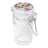 Pote Hermético de Vidro Skull Grande