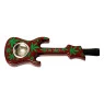 Pipe de Metal Guitarra vermelho