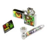 Kit Pipe de Metal C/ Isqueiro de lado tabacaria da mata  tabacaria da mata