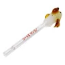 Piteira de Vidro Da Mata Cachorro 5mm laranja
