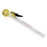 Piteira de Vidro Da Mata Bird 5mm amarelo