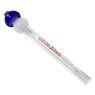 Piteira de Vidro Da Mata Cogumelo 5mm azul