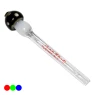 Piteira de Vidro Da Mata Cogumelo 5mm preto