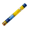 Piteira azul e amarelo