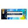 Piteira de Vidro Black Trunk Longa Full Print Colors azul