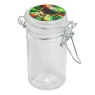 Pote Hermético de Vidro Skull 65ml de frente