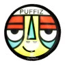 Dichavador de Metal Puffiz 3D 4 Partes de frente