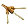 Piteira de Madeira Raw Trident de lado tabacaria da mata