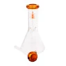 Bong de Vidro Sadhu Triangular 15cm DE FRENTE TABACARIA DA MATA