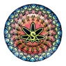Cinzeiro de Metal Sadhu Mandala DE FRENTE TABACARIA DA MATA
