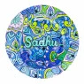 Cinzeiro de Metal Sadhu Vibes 13,7cm de frente tabacaria da mata