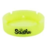 Cinzeiro Silicone Sadhu Neon de lado de frente