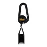 Porta Isqueiro Mosquetão Retrátil Sadhu Pequeno Black Edition de frente